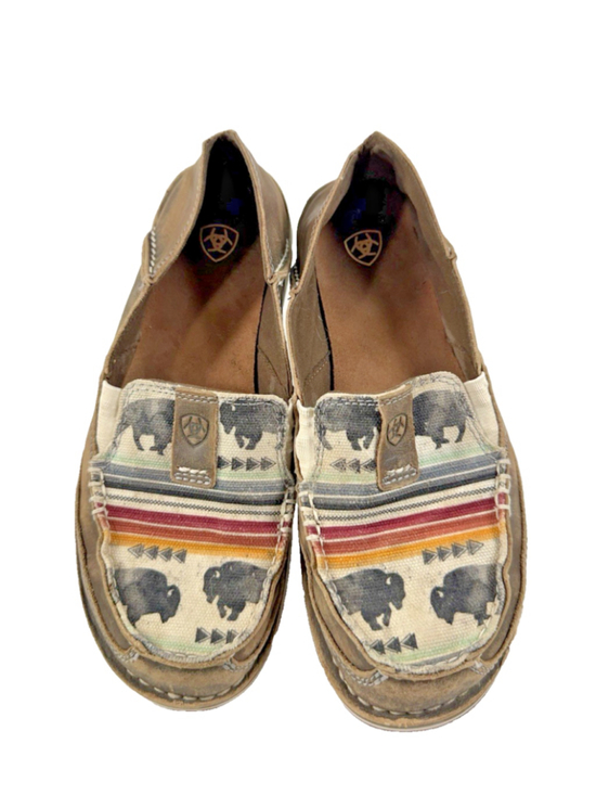Jimenez Charro & Western Imports Shoes - Ariat Women's Taupe Buffalo Cruiser 7B